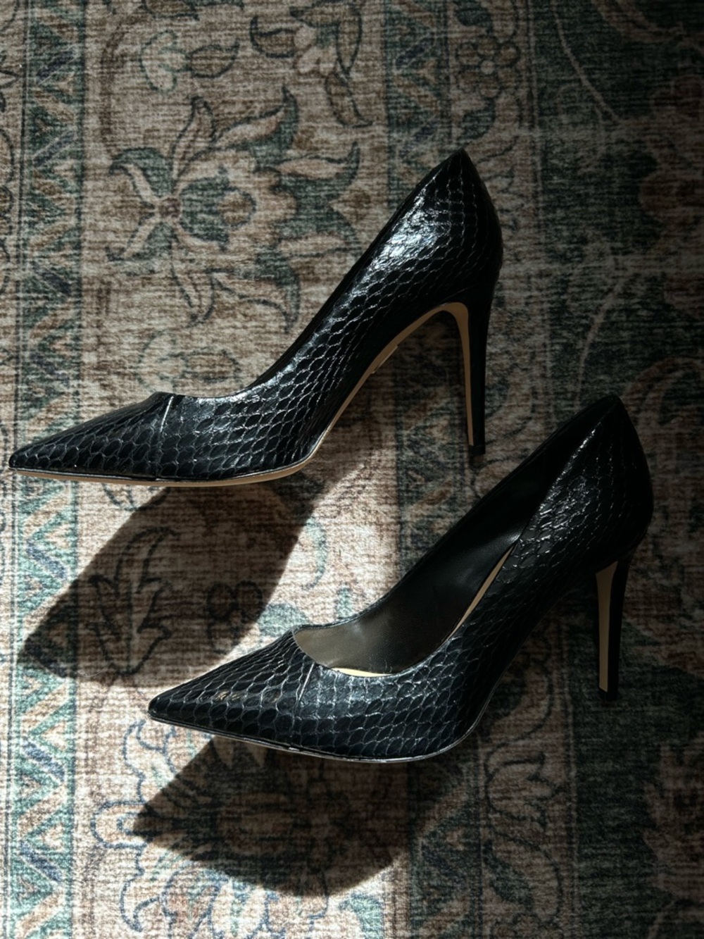 Tamara Mellon The Rebel Snake Skin Pumps